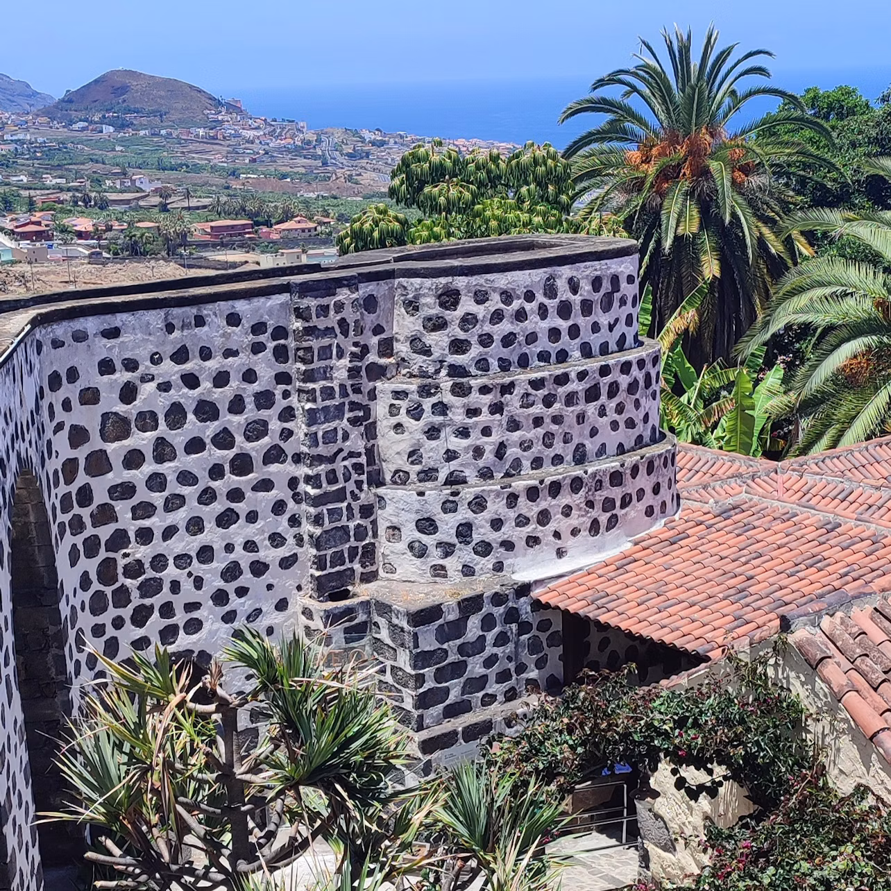 View of the Orotava Valley from the entrance of the mill.