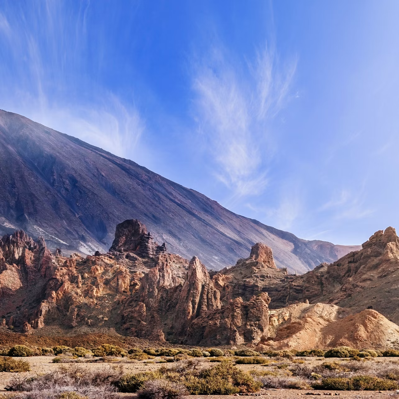 Teide and rocks
