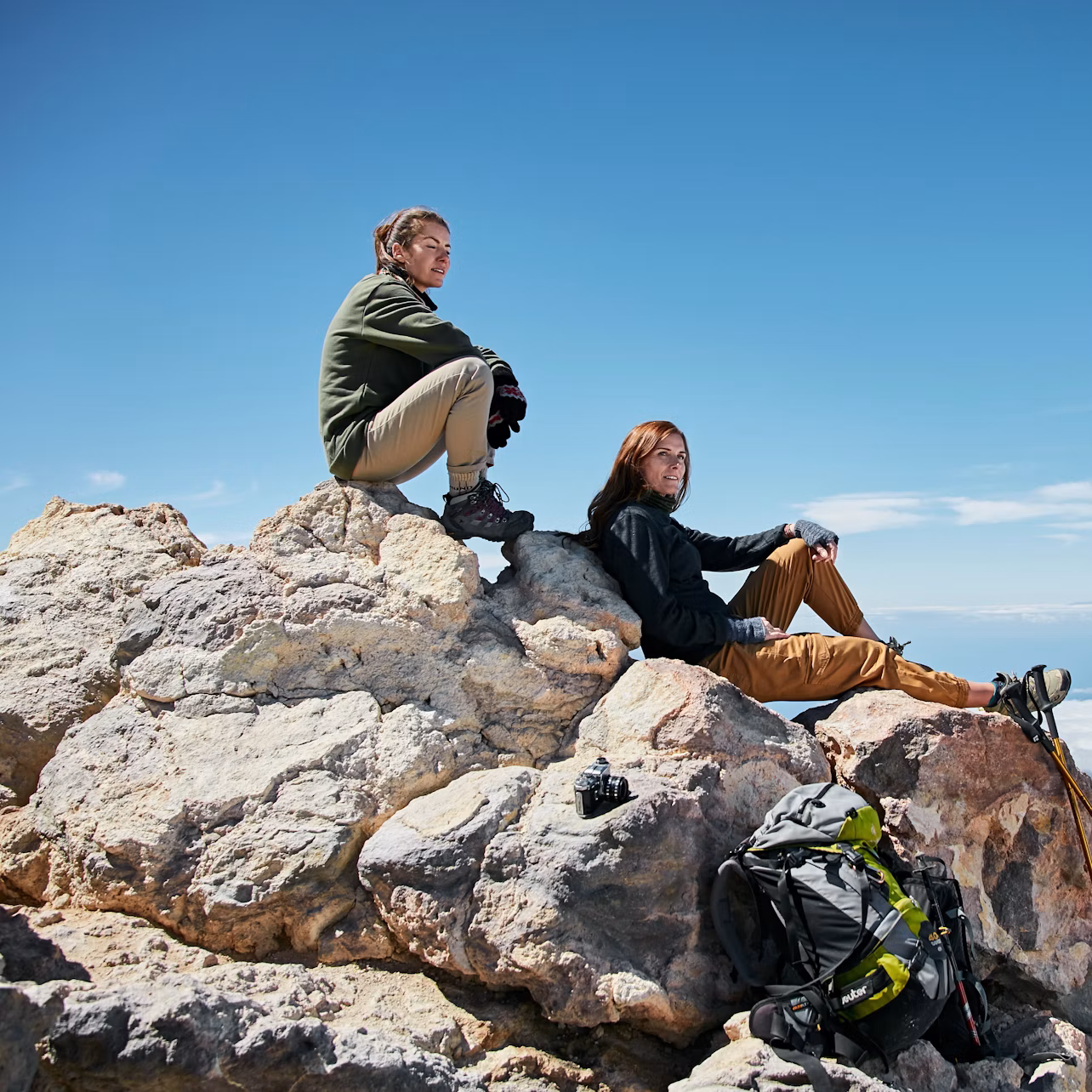 Views from the top of Mount Teide