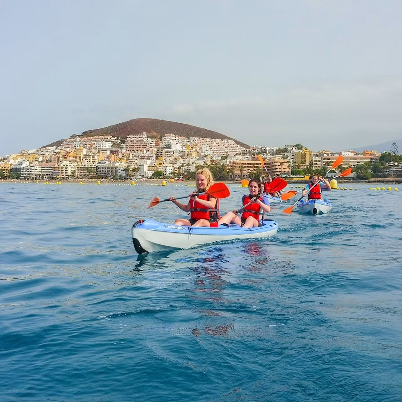 Los Cristianos: Geführte Kajaktour