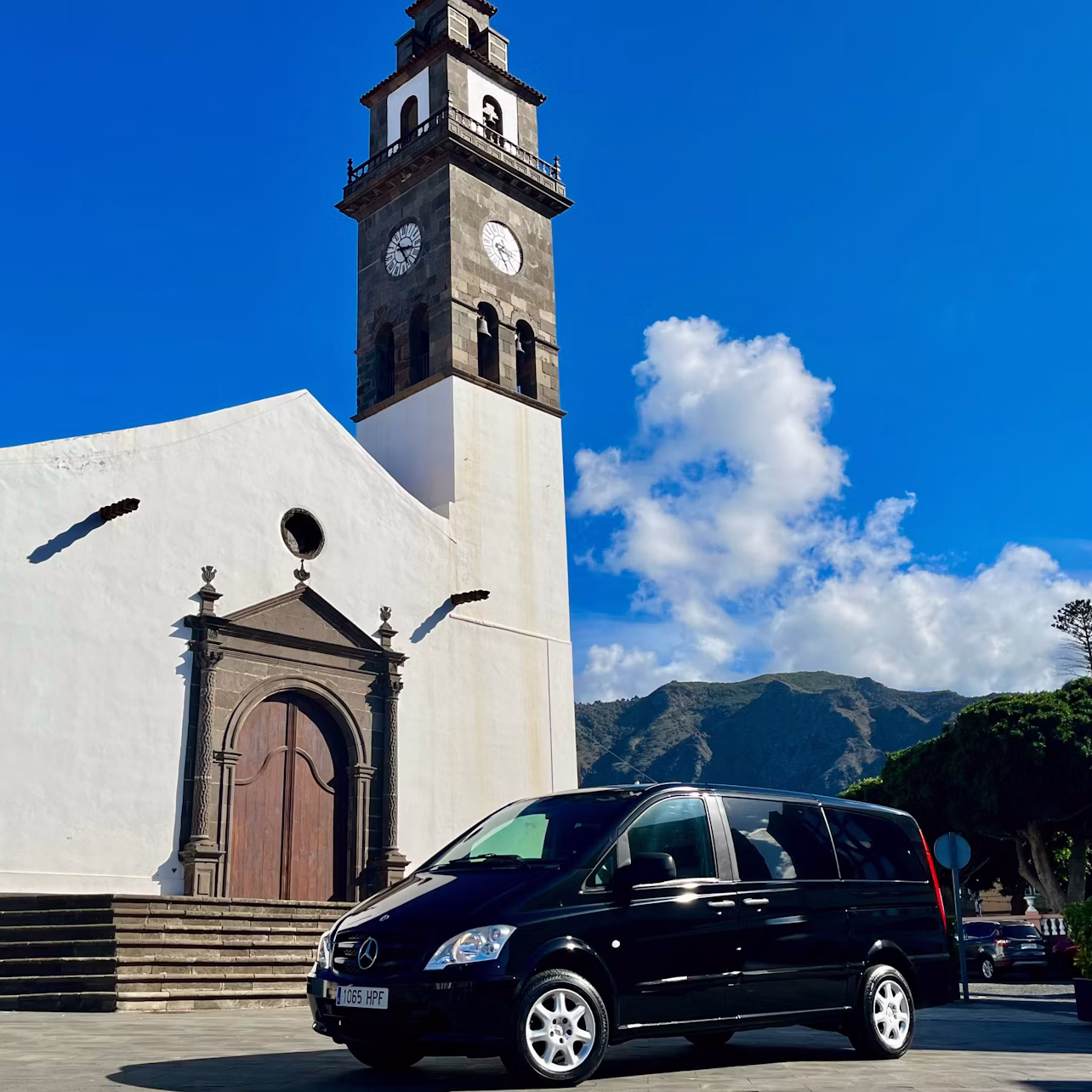Stop at Buenavista with the van
