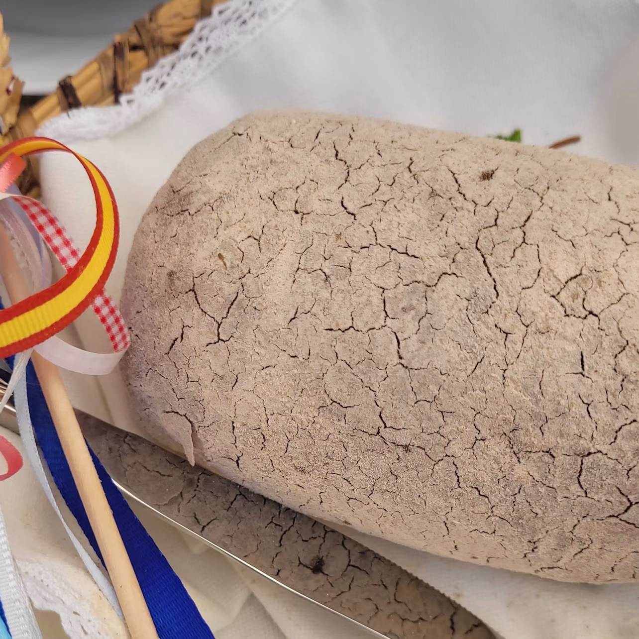 Details of kneaded gofio