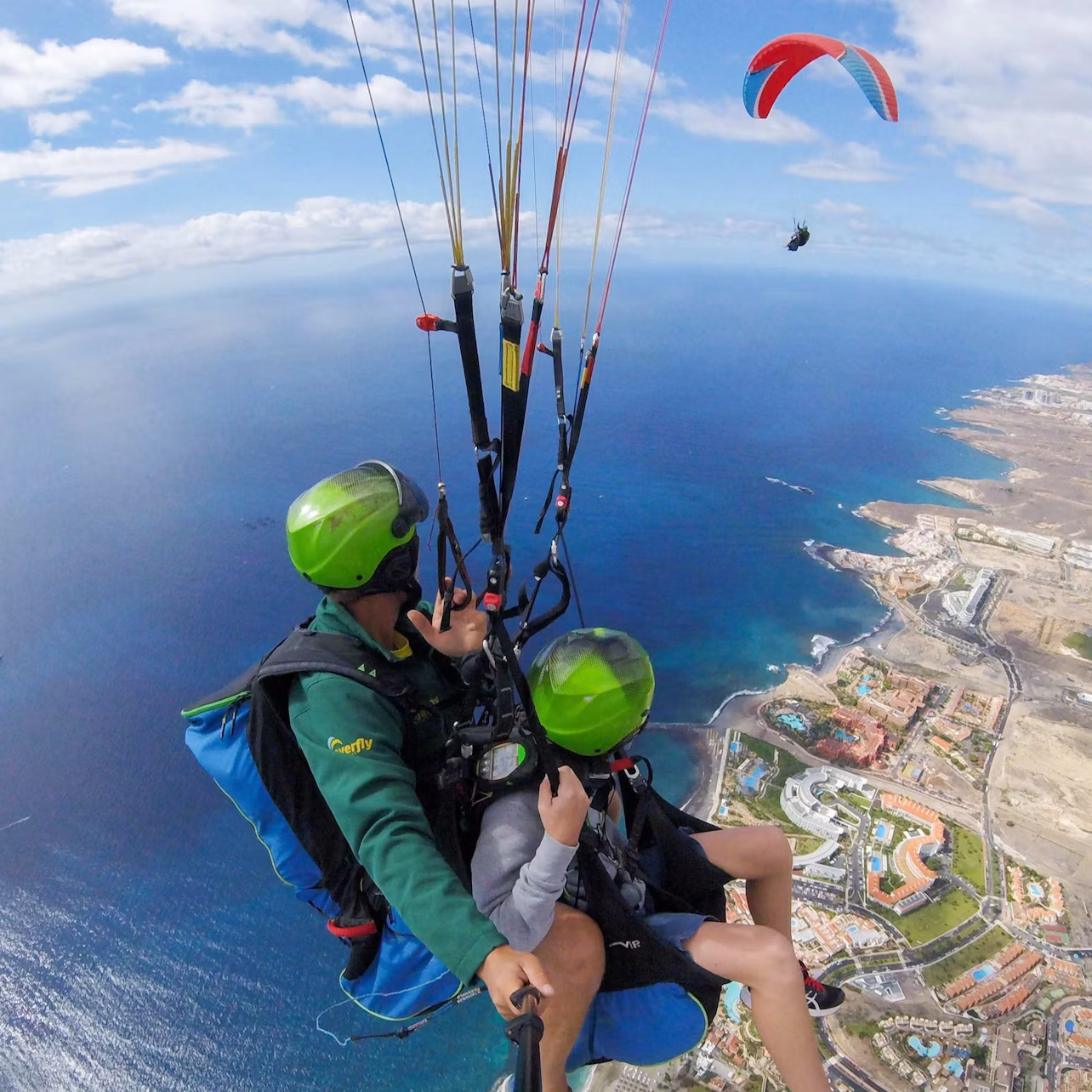 Vuelos en parapente sobre Tenerife
