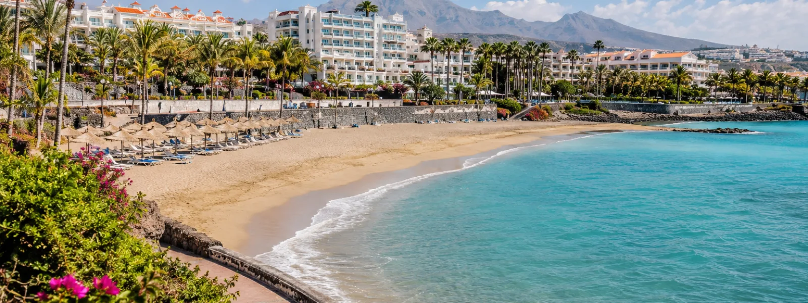 Family-friendly beach and resort hotels in Costa Adeje, Tenerife