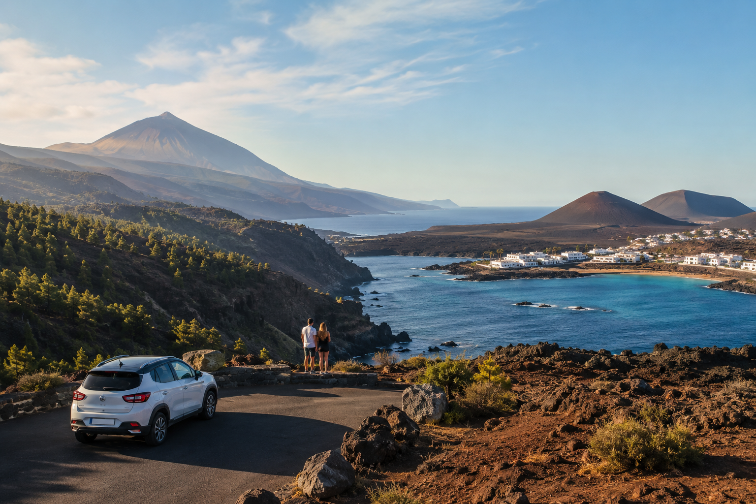 Tenerife and Lanzarote volcanic landscapes compared for a first Canary Islands holiday